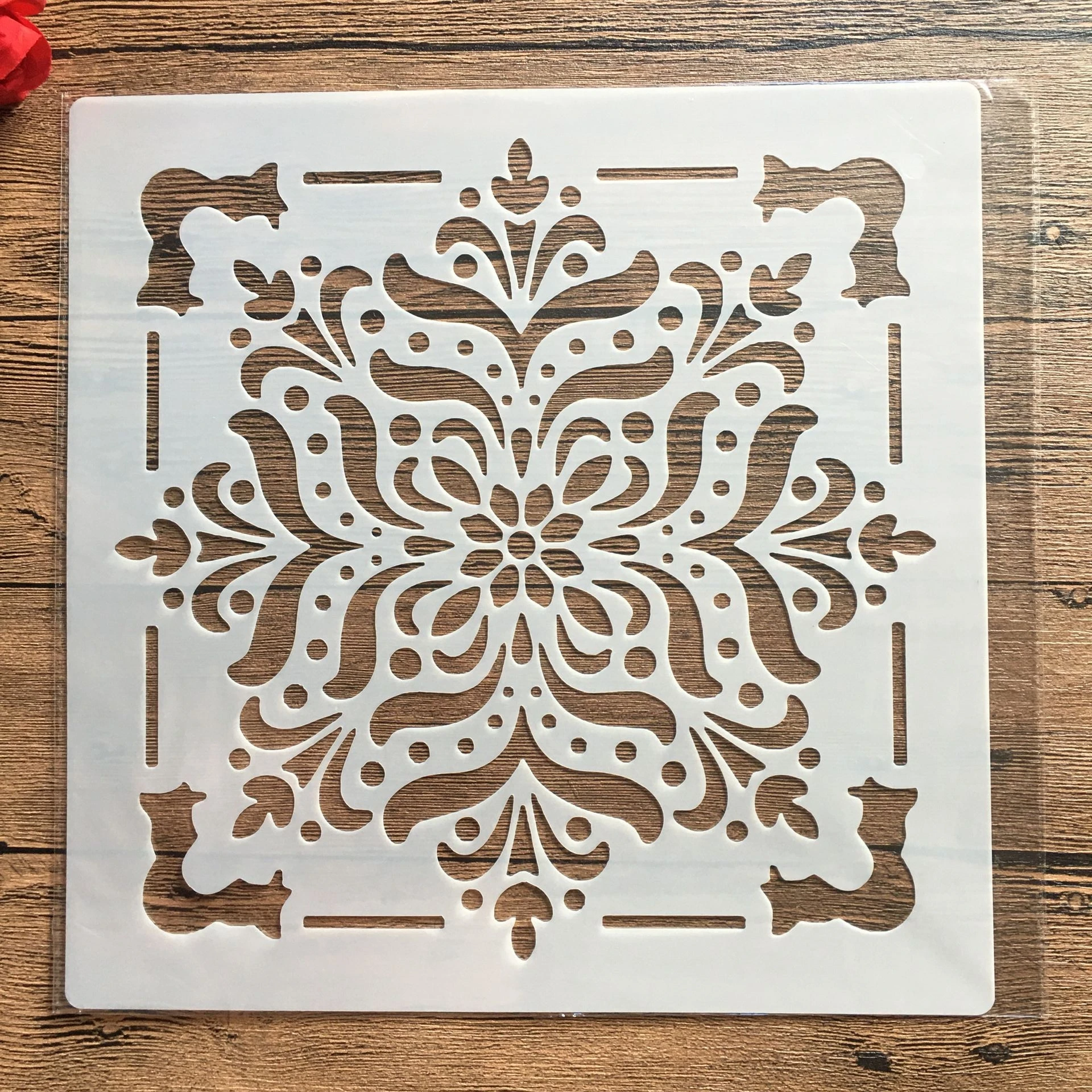 

30 * 30cm size diy craft mandala mold for painting stencils stamped photo album embossed paper card on wood,fabric wall stencil
