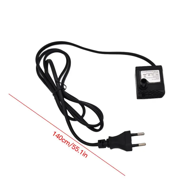 

AC 220V 3W 180L/H EU Plug Electric Submersible Water Pump Aquarium Fountain Air Fish Pond Tank 1pcs Aquarium Accessory
