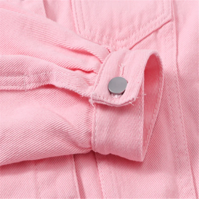 Женская джинсовая куртка и пальто осень 2021 яркие цвета повседневная короткая |