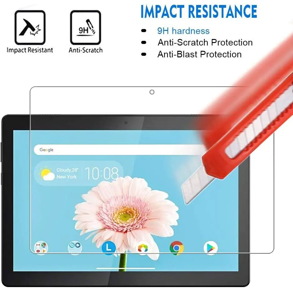 Закаленное защитное стекло для планшета Lenovo TAB M10 TB-X605F/TB-X505 10 1 дюйма-9H Premium |