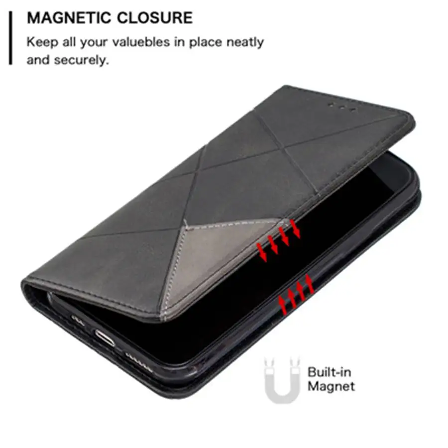 

Luxury Premium Leather Cover For iPhone12 11 Pro Max iPhone SE 2020 X XR XS 6G 7G 8 Wallet Card Slots Shockproof Flip Phone Case