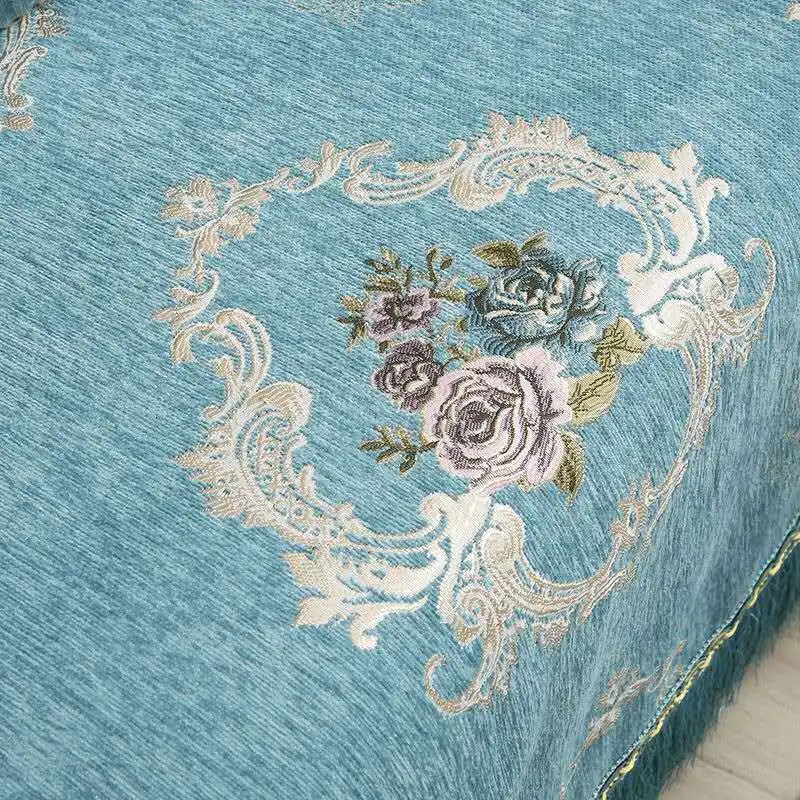 Чехол для дивана Chenille нескользящий секционный эластичный чехол с вышивкой и
