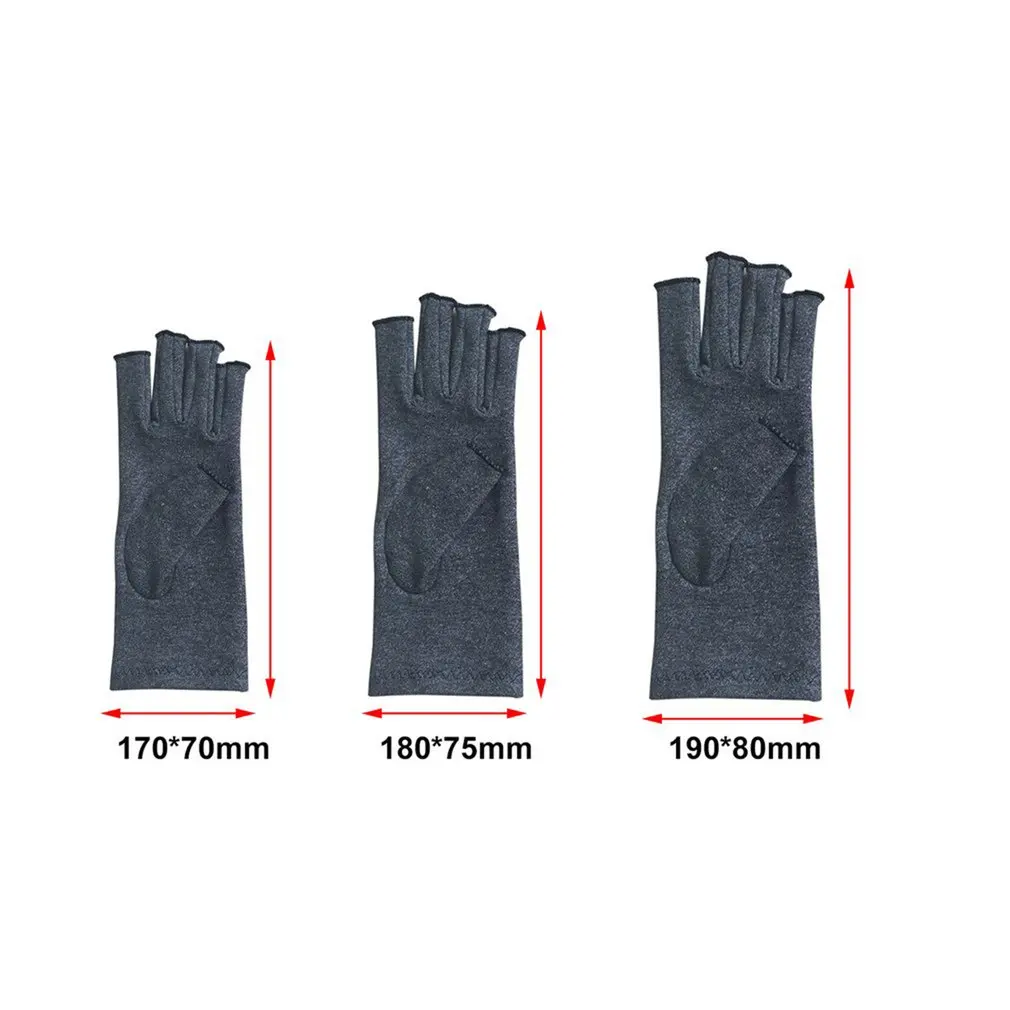 

A Pair/Set Comfortable Men Women Therapy Compression Gloves Solid Color Breathable Arthritis Joint Pain Relief Gloves