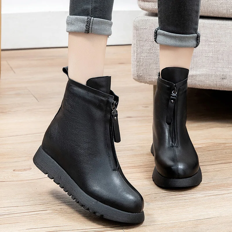

Boots Women Fashion Comfortable Party Woman Shoes Fashion Round Women's Autumn Boots Rubber Hot Women Shoe Ladies Shoes Footwear
