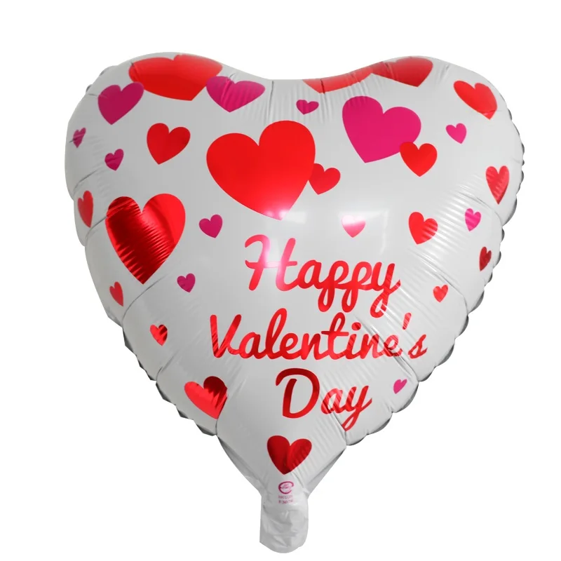 10 шт. подарок на день Святого Валентина декор 18 дюймов сердце фольги шар святого