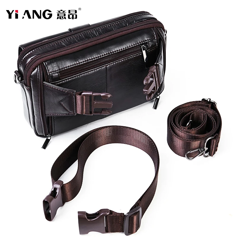 Брендовая мужская сумка-мессенджер на плечо из натуральной кожи чехол для