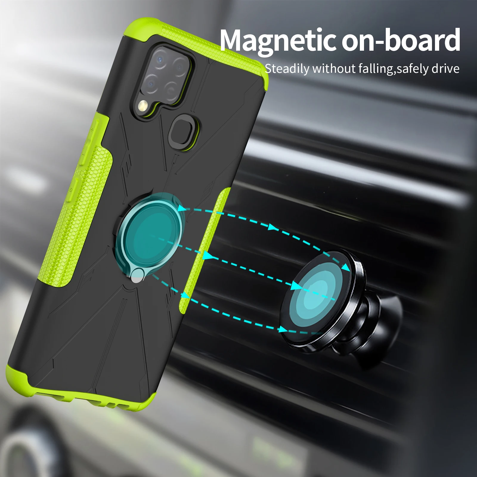 case for infinix hot 10s x689 shockproof soft tpu with hard pc ring holder armor cover for infinix hot 10s nfc x689d 10t x698c free global shipping