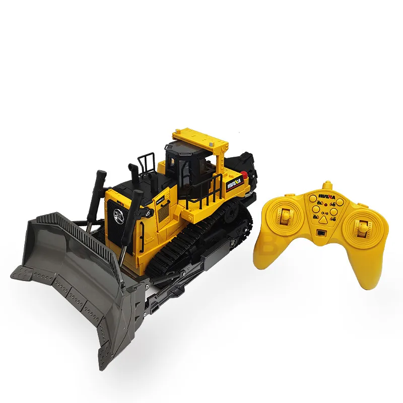 

1:16 Remote Control Truck 8CH RC Bulldozer Machine on Control Car Toys For Boys HUINA 1569 Hobby Engineering New Christmas Gifts