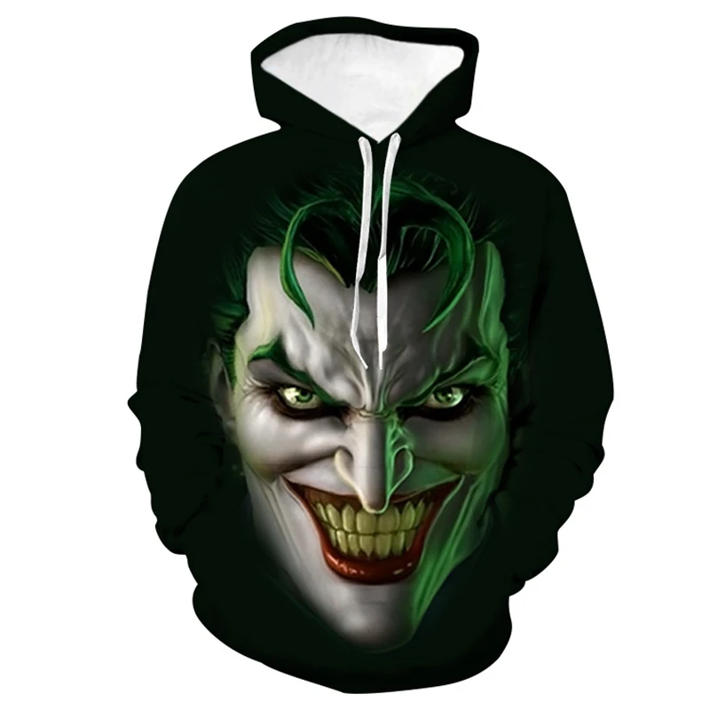 The Joker Hoody Он: глава два Джокера толстовки 3d Хэллоуин Джокер Для мужчин толстовка одежда с длинным рукавом с рисунками "влюбленные пары толстовки уличная Прямая поставка - Цвет: The Joker Hoody