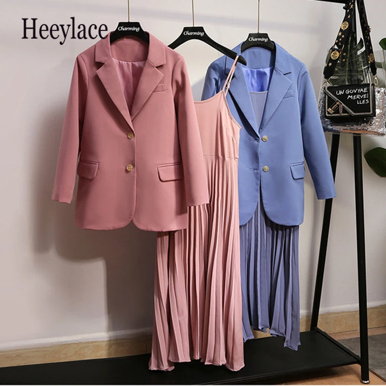 5XL женский костюм из двух частей большого размера Блейзер Осень зима офисный