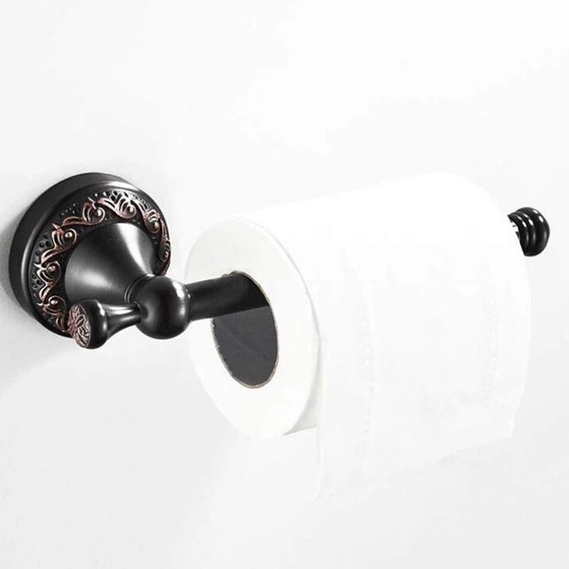 

Antique Toilet Paper Holder Wall Mounted Oil Rubbed Bronze Roll Tissue Holder for Bathroom