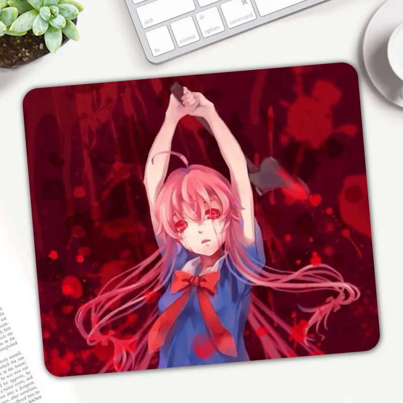 anime future diary mouse pad small size mirai nikki pc computer laptop keyboard mice mat mackbook cs go dota 2 lol mousepad free global shipping