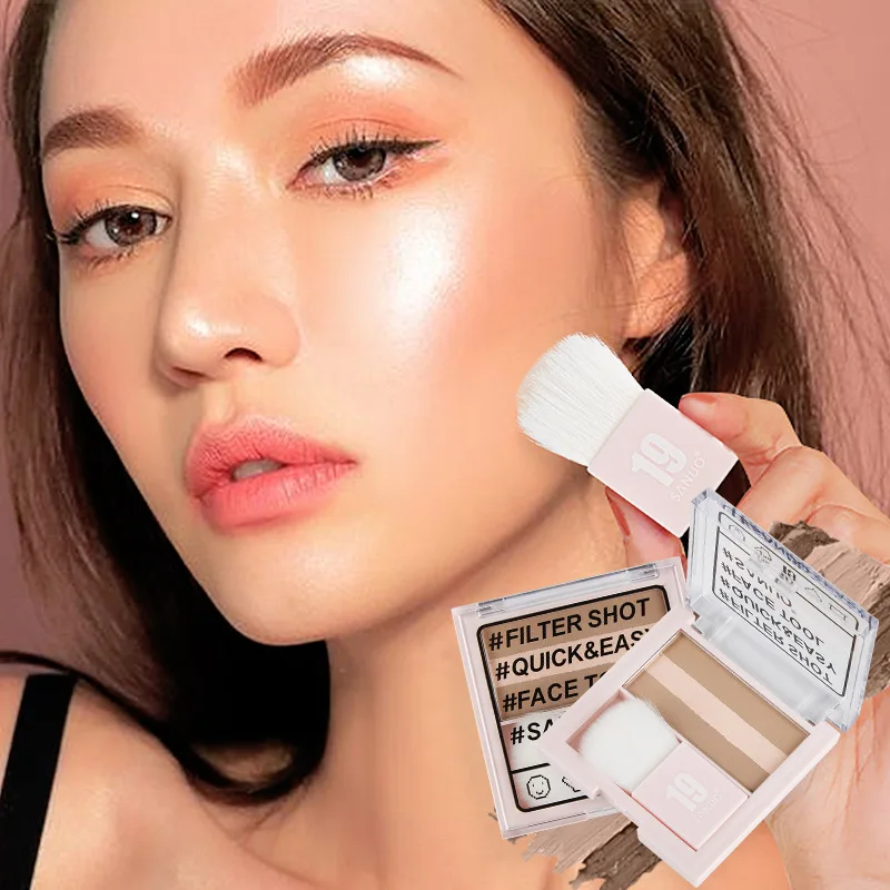 3 секунды ленивый Блестящий Восстанавливающий диск тени v-face нижней части ключицы