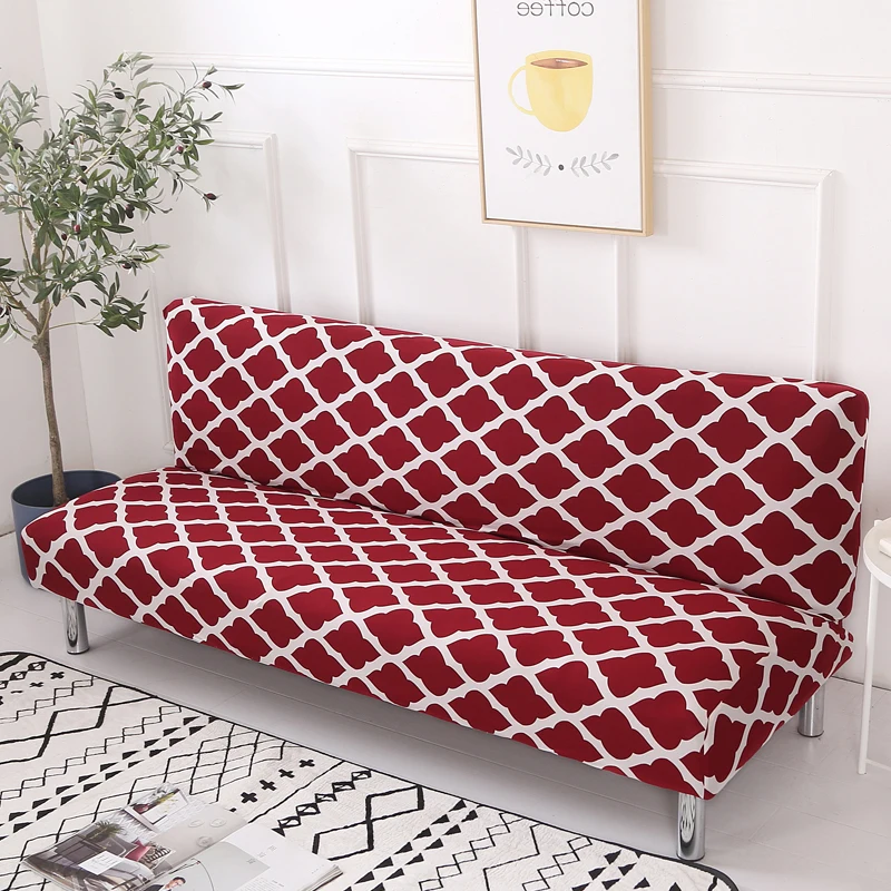 

string printed all-inclusive sofa cover spandex folding sofa bed cover slipcovers sofa towel for living room armless sofa cover