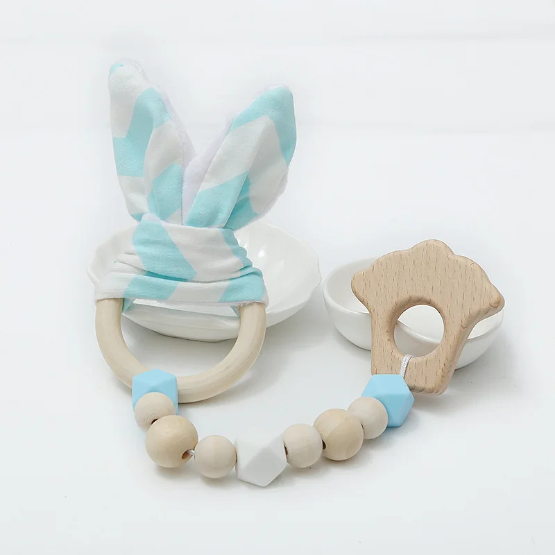 Деревянные бусины гирлянда с шариковыми кисточками подарочное украшение