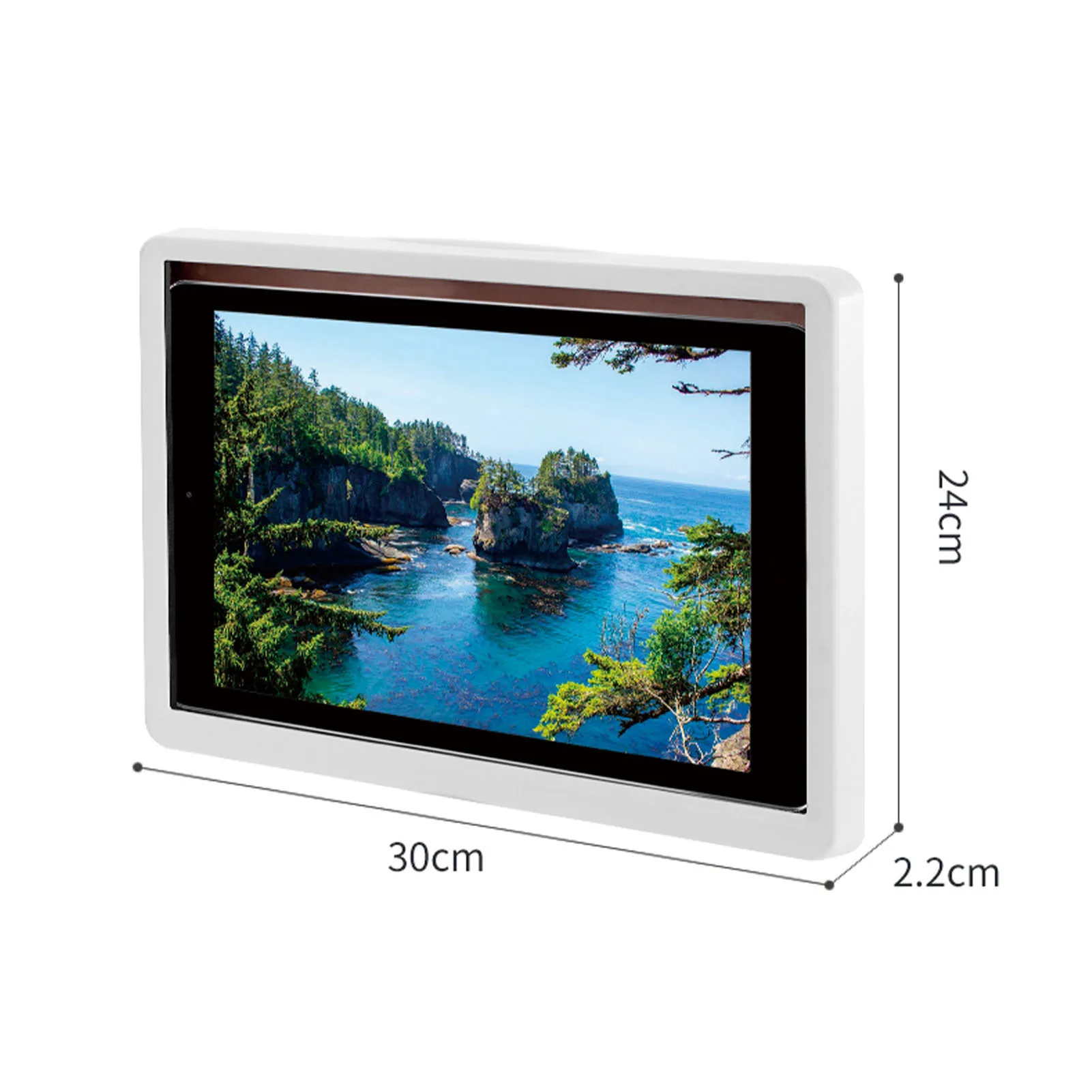 

Bathroom Waterproof Mobile Phone Box Wall Tablet Holder For IPAD Self-adhesive Holder Touch Screen Home Wall Bathroom Phone Box