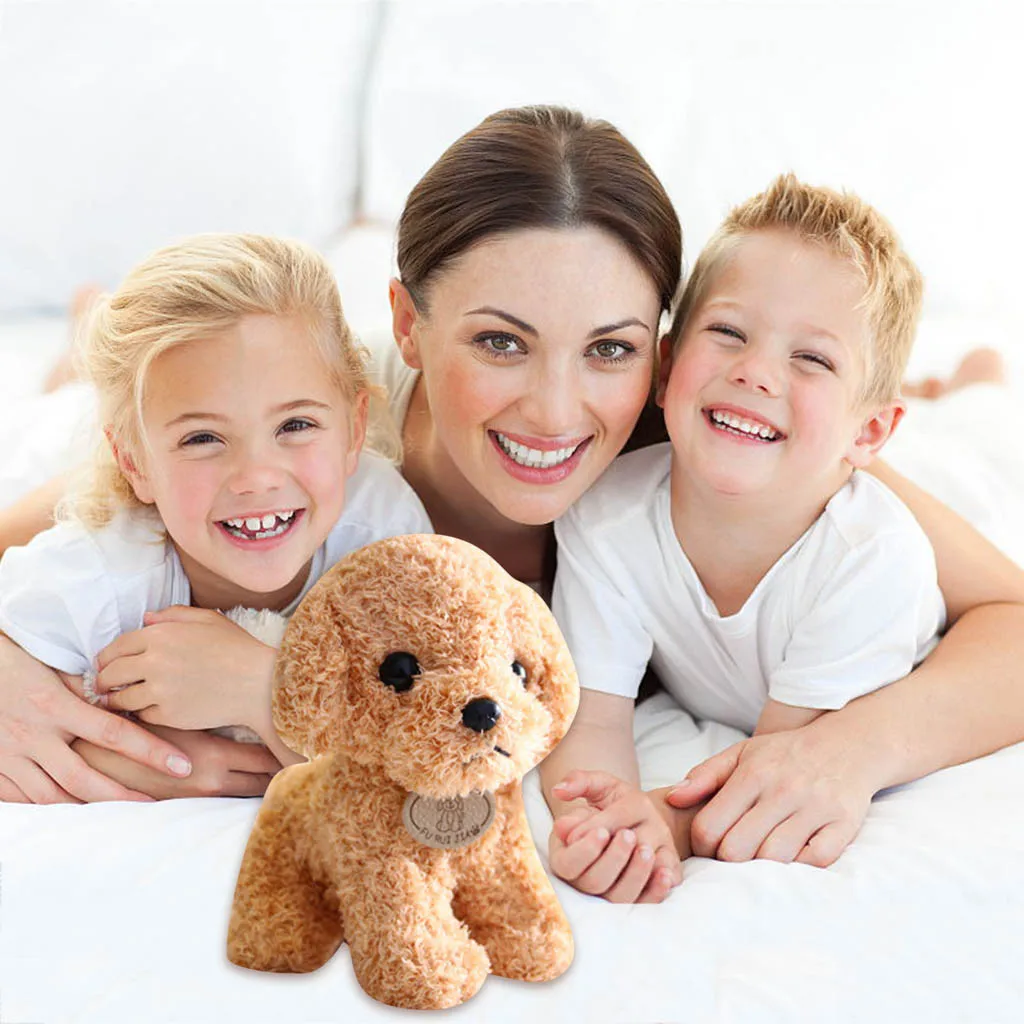 

Stuffed Animals & Plush Simulation Teddy Dog Plush Toy Puppy Doll Children Gift 25CM Christmas Classic Parent-child Interaction