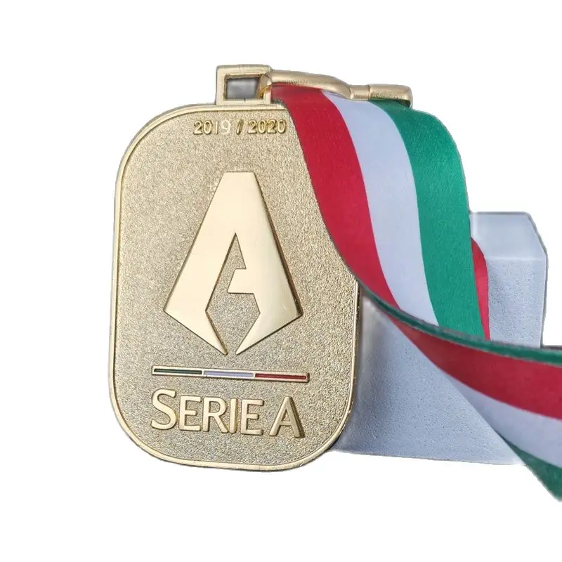

Limited 2019-2020 Serie A Winning Medals Italian Football Champion Medal Replica Souvenir Fans Souvenir Collection Nice Gift