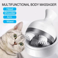cat massager pet intelligent charging 3d head massager cats automatic rotate waterproof electric dragon claw han cleaner dust