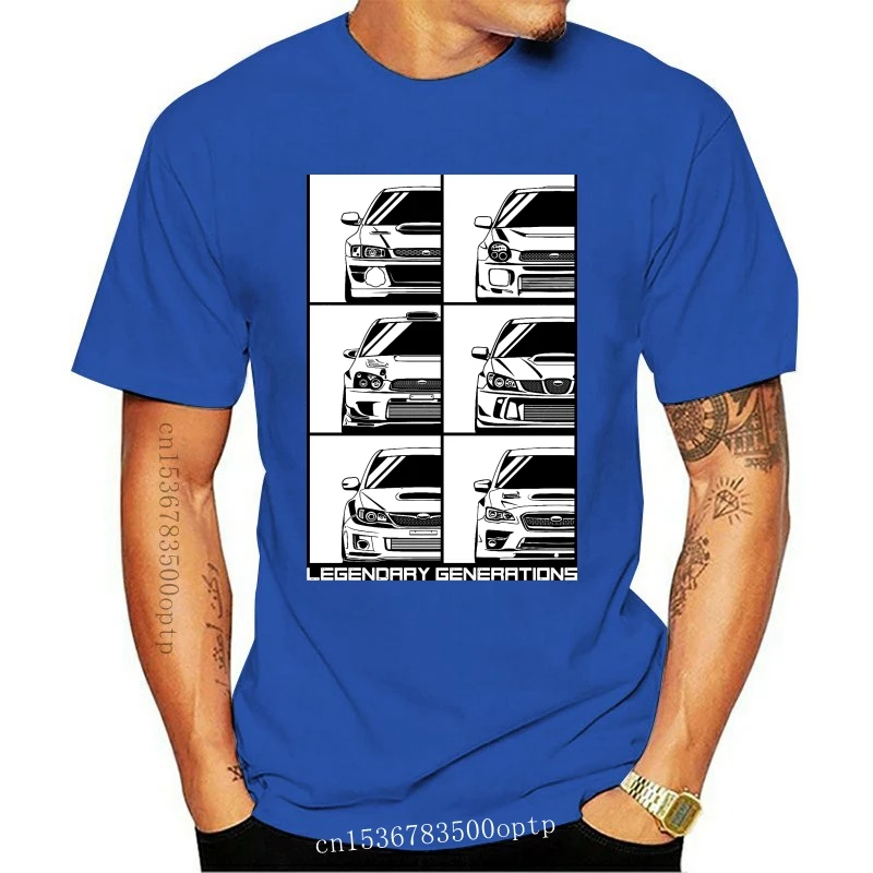 

New Printed Men T Shirt Cotton O-Neck tshirts Impreza Generations Short-Sleeve Women T-Shirt