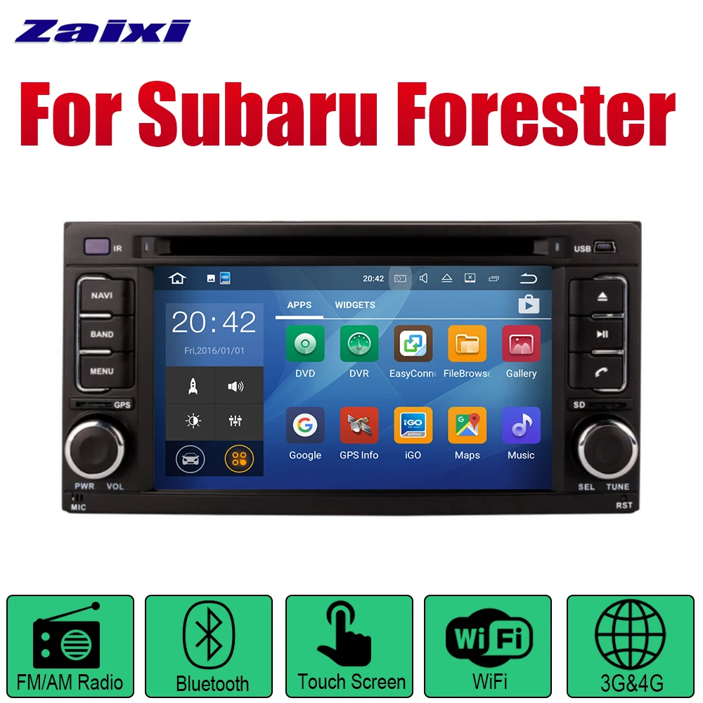 Auto Player GPS DVD Navigation For Subaru Forester 2008 2009 2010 2011 2012 2013 Car Android Multimedia System Screen Radio | Автомобили и