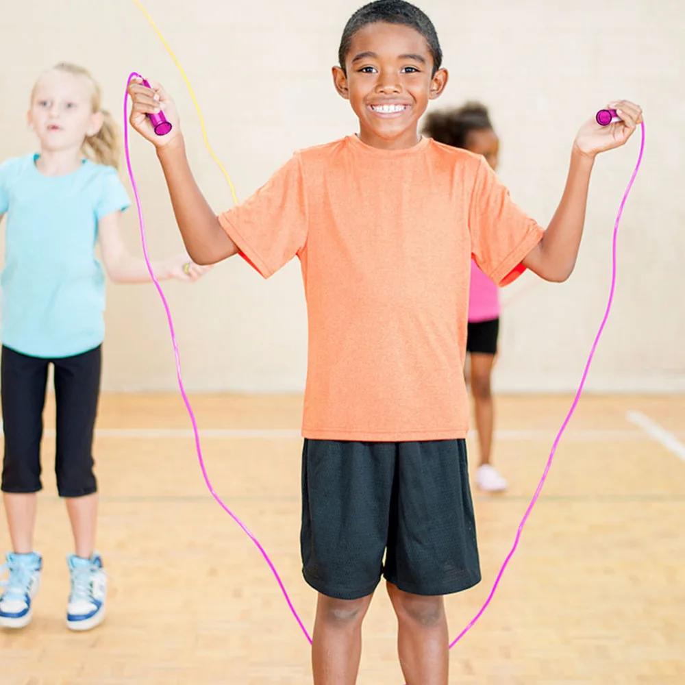 

12pcs Adjustable Length Jumping Ropes Kids Jump Ropes Fitness Skipping Ropes