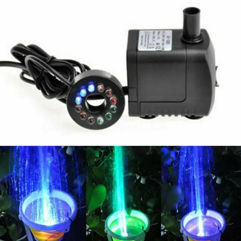 Мощный погружной водяной насос 16 Вт светодиодный светодиодсветильник кой