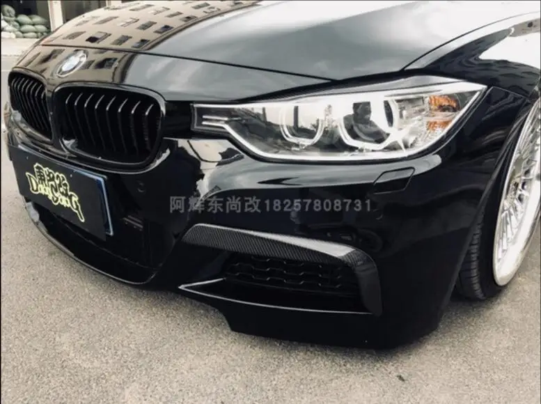 Автомобильный спойлер для переднего бампера из углеродного волокна