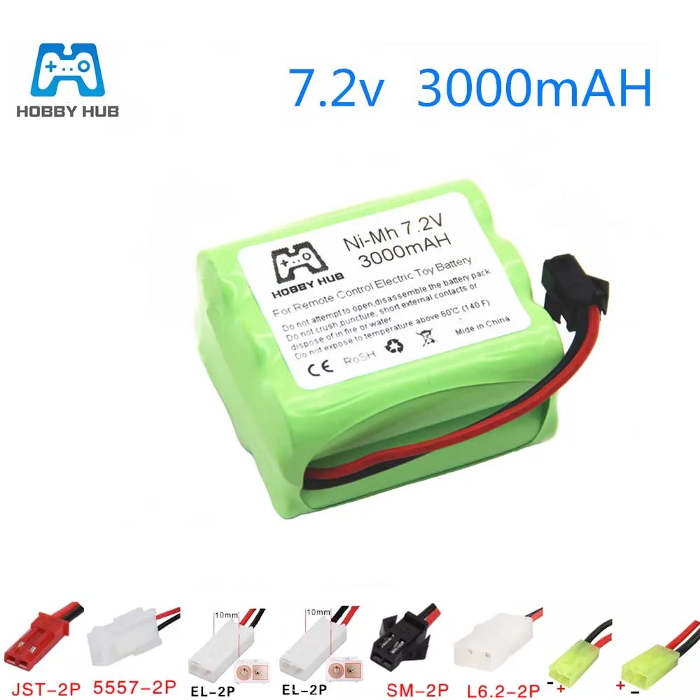 Аккумулятор Hobby hub 3000 мА · ч 7 2 В Ni MH 2400 2800 AA nimh для пульта дистанционного управления