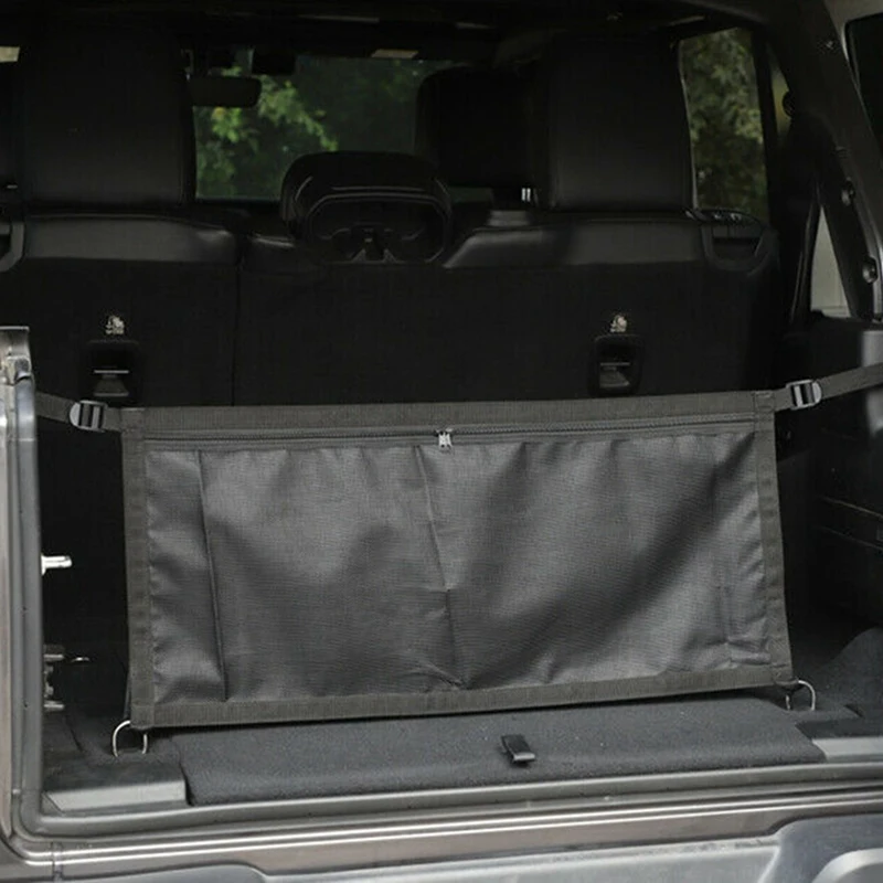 

For Jeep Wrangler JK JL 2007-2020 Car Rear Trunk Cargo Luggage Mesh Block Bezel Net Car Accessories