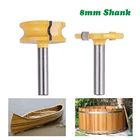 2 шт. 8 мм хвостовик шип паз соединение сборка маршрутизатор Набор бит шток древесины режущий инструмент деревообрабатывающий фреза