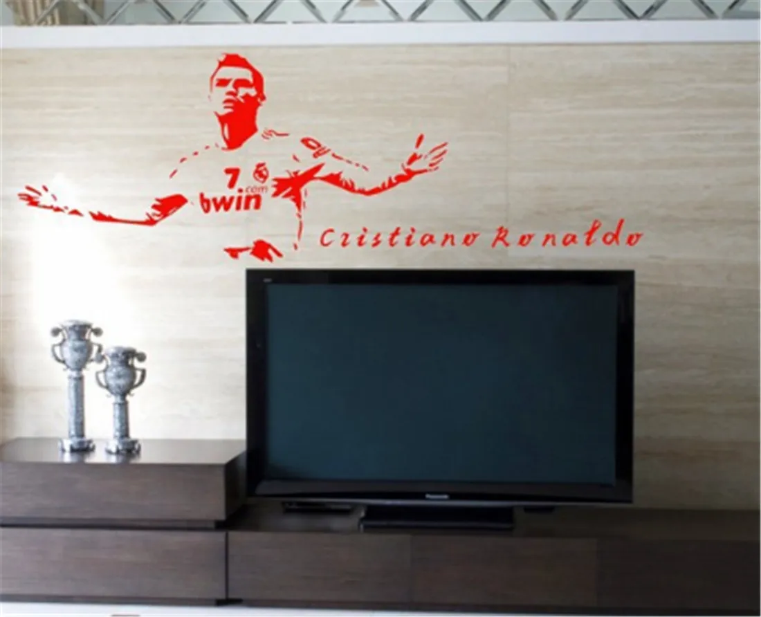 Декоративные настенные наклейки Cristiano Ronaldo Декор для дома декор гостиной