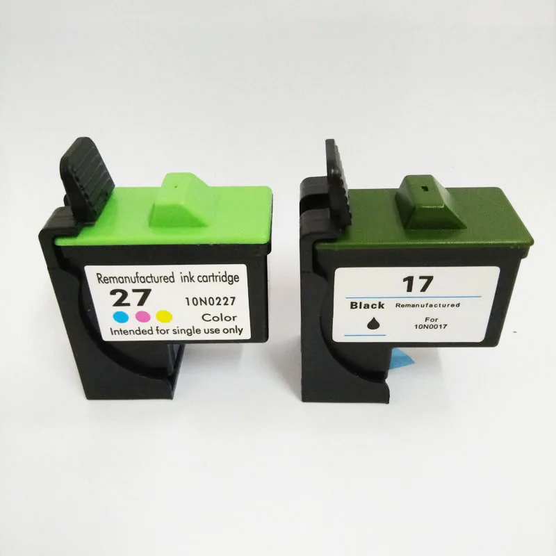 

vilaxh Compatible Lexmark 17 27 ink cartridge for Z605 Z615 X1100 X1150 X1270 i3 Z13 Z23 Z34 Z515 z517 Z600 Z603 X2250 Printer