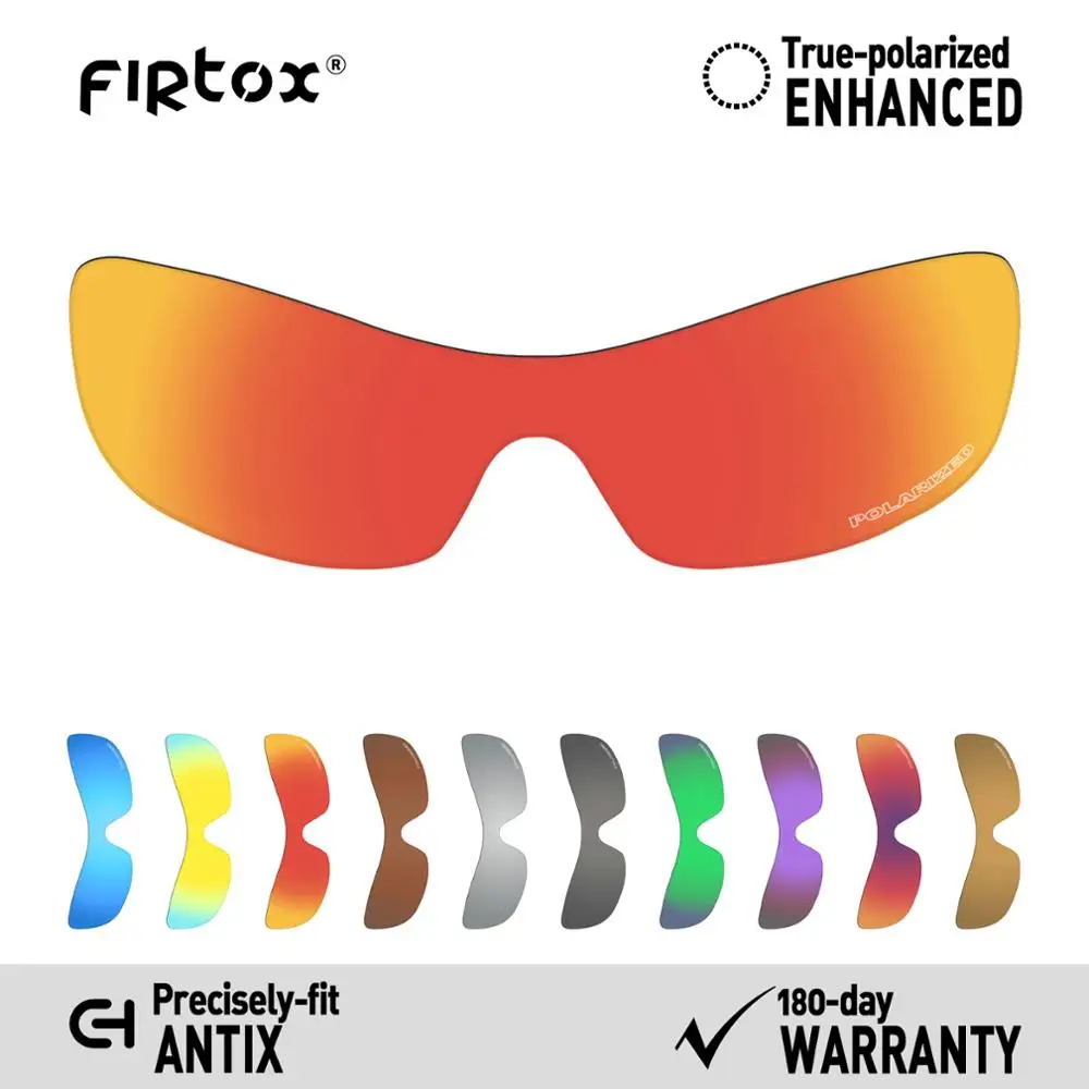 Firtox Anti-Seawater Polarized Lenses Replacement for-Oakley Antix Sunglasses (Lens Only) - Multiple Colors