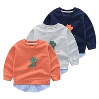 3 colors fashion spring autumn kids baby girls hoodies splice t shirt toddler sweatshirt casual long sleeve baby girl clothes