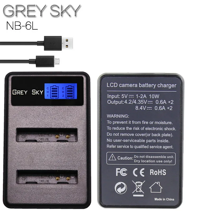 NB-6L NB-6LH NB 6L 6LH NB6L Battery + LCD DUAL Charger for Canon IXUS 85 95 IS SX275 SX280 SX510 PowerShot D10 S90 SD1200 200 |