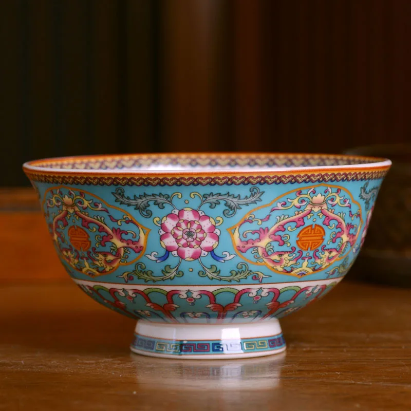 4 5 дюймов Ramen миски для супа китайская традиция костяной фарфор посуда