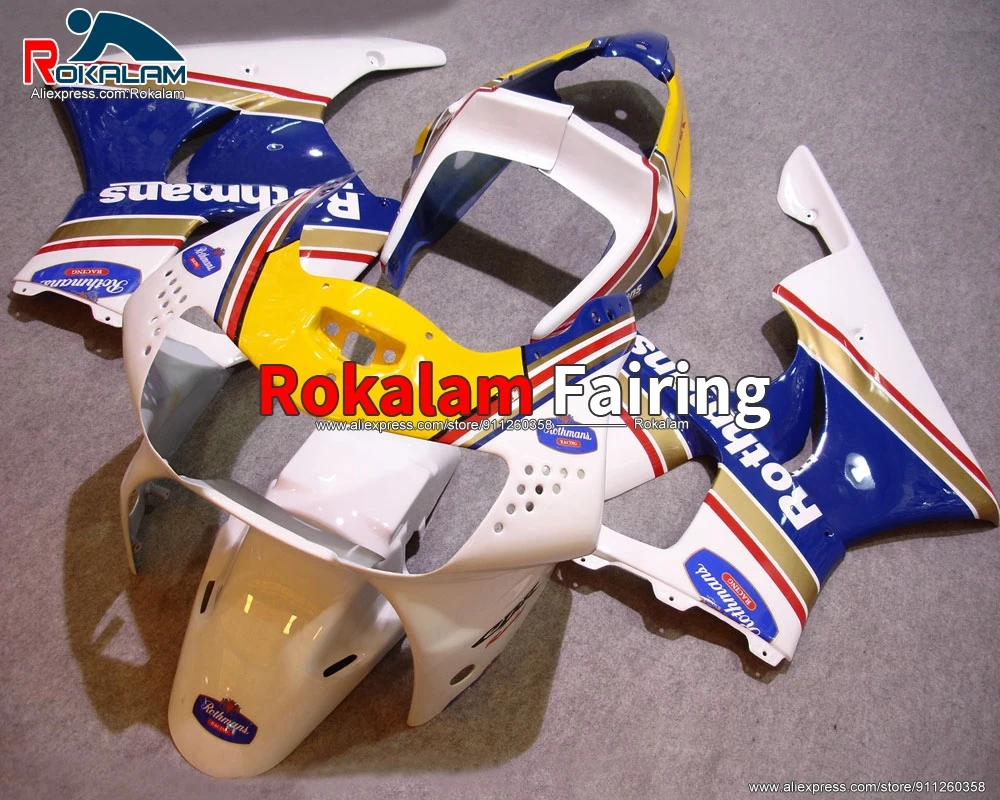 

For Honda CBR 900RR 919 99 CBR900RR 919 1998 1999 CBR 900 RR 99 Body Motorcycle Yellow Blue White Blue Fairing Kit