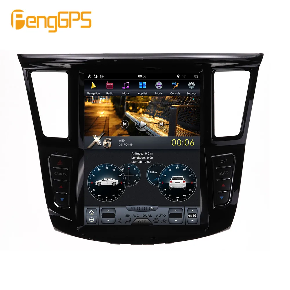 12," Tesla Android 8,1 Автомобильный мультимедийный радио без dvd-плеера для Infiniti QX60 JX35 2012- gps навигация