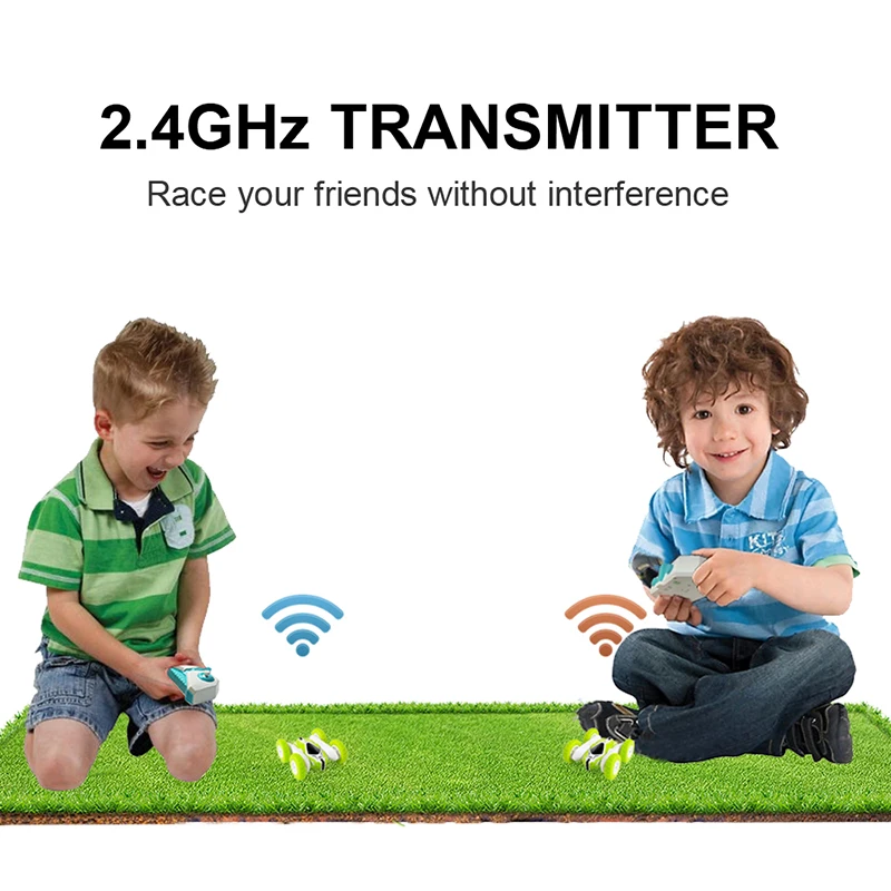 RC автомобиль 2 4 г 4CH трюк дрейф деформации багги Рок Гусеничный рулон автомобиля