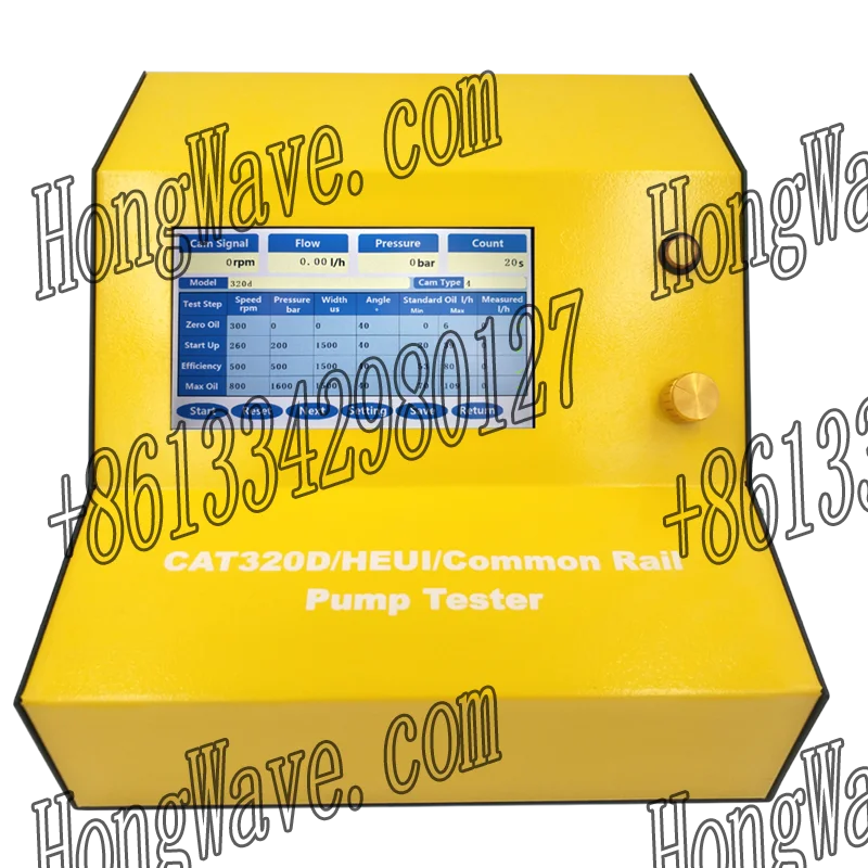 Тестер Common Rail CAT320D / HEUI с 7 дюймовым сенсорным экраном и встроенным датчиком