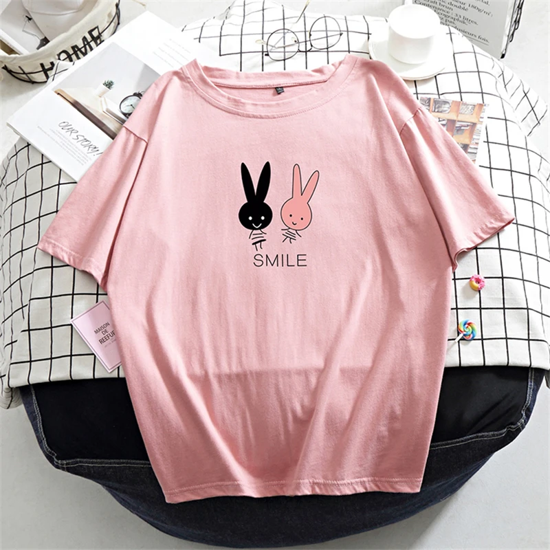 Shellsuning/женские футболки с героями мультфильмов Сезон лето Harajuku Kawaii Футболка