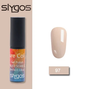 97 SLYGOS 6 мл УФ-гель для ногтей Топ УФ Led гель Осенняя Серия Тыква трава зеленый шоколад цвет Лак удаляющийся замачиванием гель лак - Цвет: 97