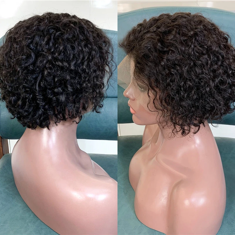 BD кудрявый парик для вырезания фея предварительно выщипанные 13X6 парики из