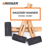 greener sledgehammer iron hammer square head wooden handle solid one heavy masonry hammer smashing wall demolition masonry tools