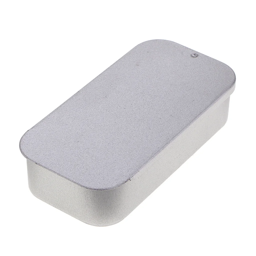 

Metal Slide Top Tin Empty Box Mini Containers Office Bedroom Storage Kit