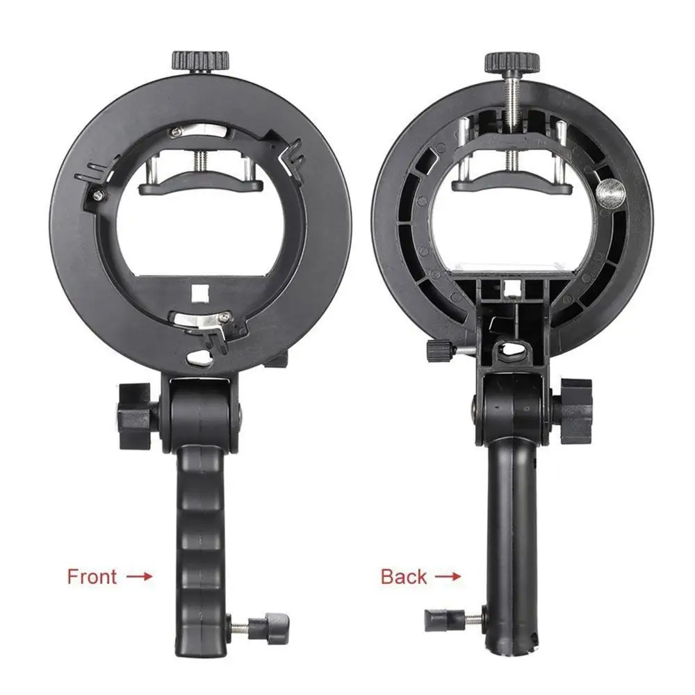 Handheld Grip S-Type Bracket Bowens S Mount Houder voor Speedlite Flash Snoot Softbox Beauty Dish Portable | Электроника