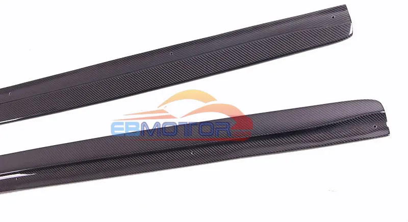 VZ стильная юбка из натурального углеродного волокна 1 пара для BMW серия E82 1M 2011 2017