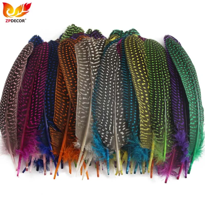 

ZPDECOR 15-20 см Красивые куриные перья для украшения шляпы, используются на Рождество