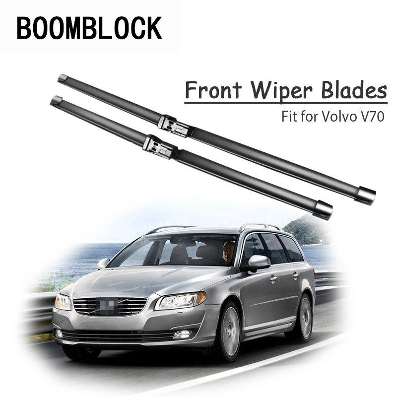 BOOMBLOCK 2 шт. автомобильные аксессуары для лобового стекла, резиновые лампы для лобового стекла, комплект для Volvo V70 2016 2015 2014 2013-2005 BOOMBLOCK 2 шт. автомобильные аксессуары для лобового стекла, резиновые лампы для лобового стекла, комплект для Volvo V70 2016 2015 2014 2013-2005